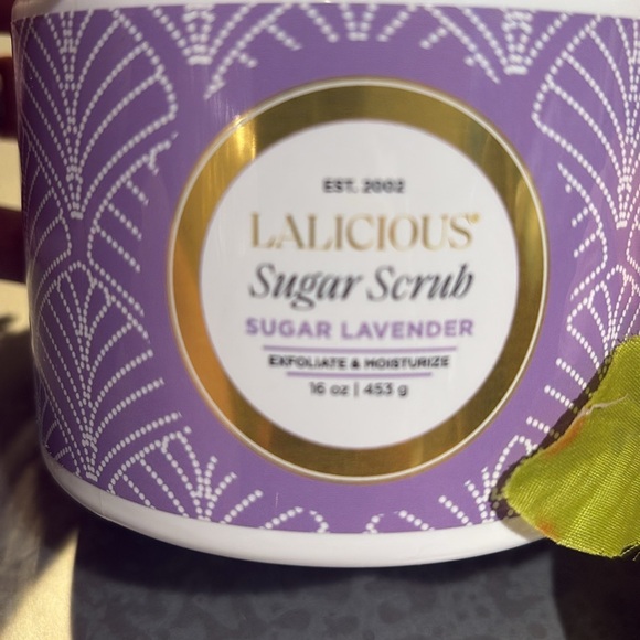 Lalicious Sugar Lavender Sugar Scrub, 16 oz - Picture 2 of 3